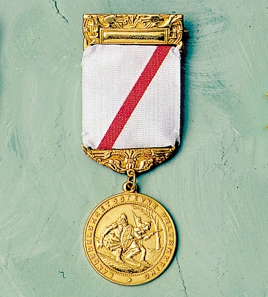 LDKS Medalje felt kl 3-5 Gylt